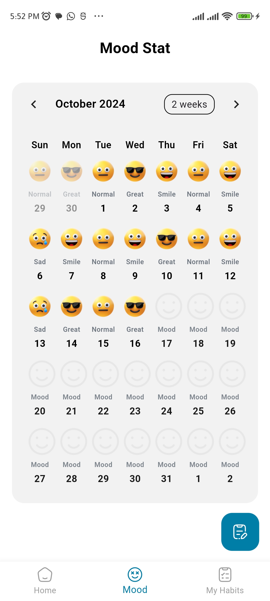 Habit Tracker screenshot 1