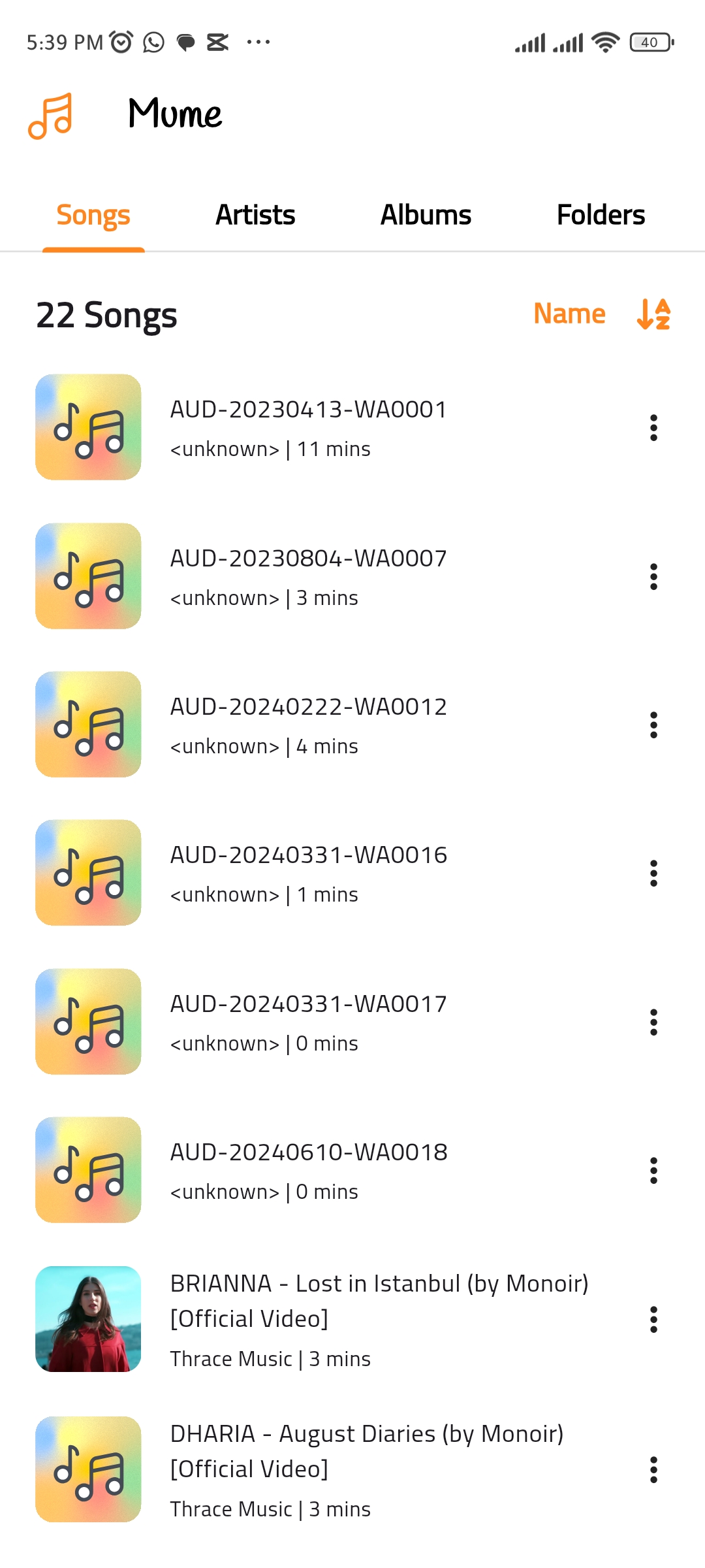 Audio Player screenshot 2